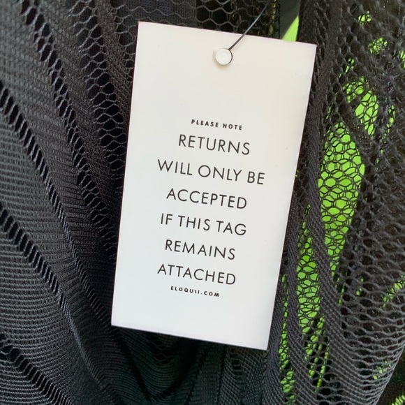 Eloquii -  Black Feather Dress - Size 18 NWT - Picture 5 of 5